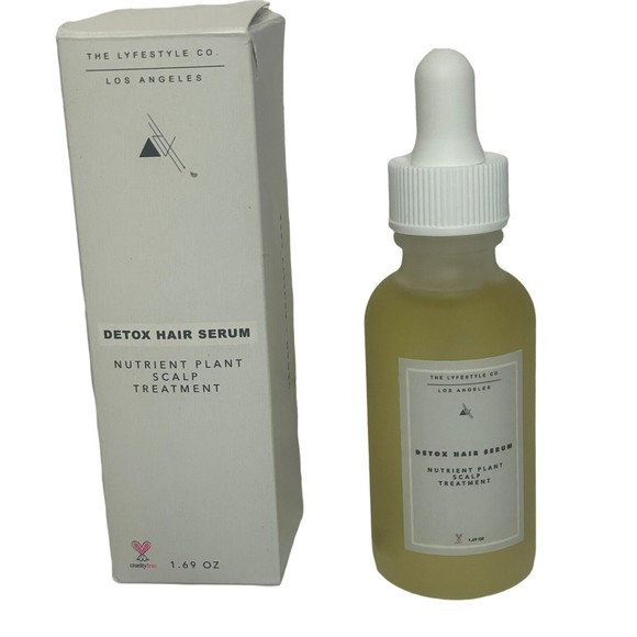 Hair The Lifestyle Co Detox Hair Serum Nutrient Scalp Treatment 169oz